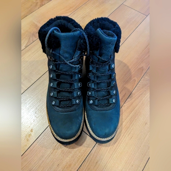 Cole Haan womens Zerogrand Explore Hiker Waterproof Hiking Boots Black Size 7.5 - Picture 2 of 6